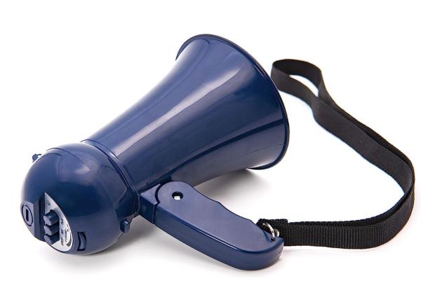 China 20W Public Address Megaphone Siren Mini Portable Megaphone For Outdoor Activities factory