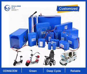 China OEM ODM LiFePO4 lithium battery pack 20Ah Rechargeable Battery for Electric Scooter rechargeable customized battery factory