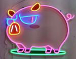 Indoor Channel Letter LED Neon Signs Lithium Ion Battery Rechargeable