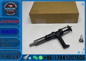 China Huida Excavator 12V140E-3 Engine Fuel Injector 095000-6280 6219-11-3100 with Stock Available factory