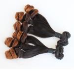 Grade 7A Virgin Hair Weft Loose Wave Ombre Color Brazilian Hair With Factory