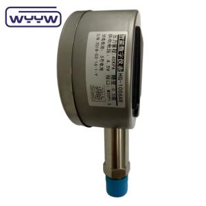 China 4.5V Battery Digital Pressure Gauge 100mm Case With LCD Display factory
