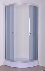 China 4mm Smoke Glass Waterproof Modern Quadrant Shower Enclosure Enclosure 900x900x1850mm CE SGS Certification factory