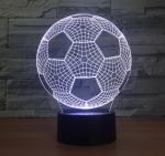 Football 3D LED Night Light 7 Colors Change with Remote Control As Christmas
