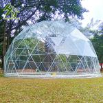 Luxury Geodesic Dome Tent Transparent Garden Igloo Tent Waterproof Canvas Domo