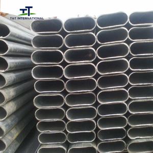 China Architectural Oval Stainless Tube , Stainless Steel Oval Pipe Simplistic Design factory