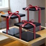 Waterproof Eco Friendly Plastic Packaging PET Transparent High Square Cake