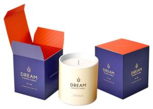 China Custom Logo Candle Shipping Packaging Boxes Folded Paper Packaging factory