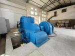 Cast Iron Pelton Wheel Turbine Generator Rated Current 100A-1000A 100KW-50MW For