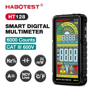 HT128 Digital Multimeter 6000 Counts Smart Measurement Auto-Ranging Voltmeter