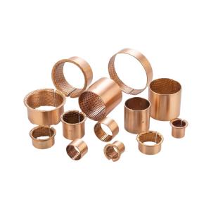 China CuSn8 Metallic Perforated Flanged Bronze Bushings FB092 factory