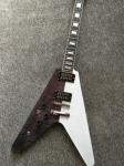 Flying-V 2018 electric guitar,left hand flying V guitar,ebony fingerboard high