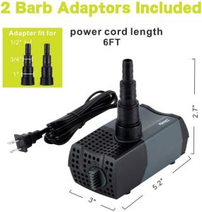 China Plastic 38w Submersible Water Pump Fish Tank factory
