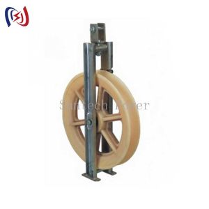 China 20KN-50KN OPGW Cable Stringing Pulley Conductor Stringing Blocks factory