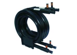 China ET R410A R407C Refrigerant Coaxial Coils Heat Exchanger For Heat Pump factory