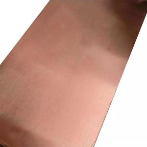 China 0.3mm 0.5mm 99.9% Copper Clad Laminated Sheet For Decoration factory
