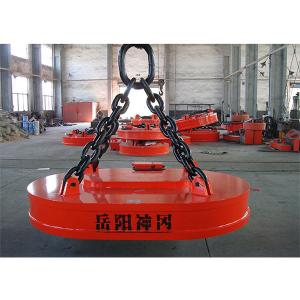 China Cast Iron Industrial Lifting Magnets High Lifting Capacit Oval Shape Efficiently factory