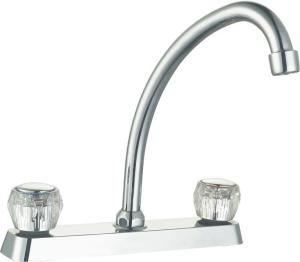 China Villa Apartment 8 Inch Centerset Kitchen Faucet Lever Handle factory