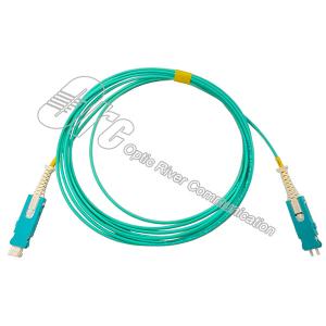 China Duplex Connector OM3 Fiber Optic Patch Cord For 400G Transceiver factory