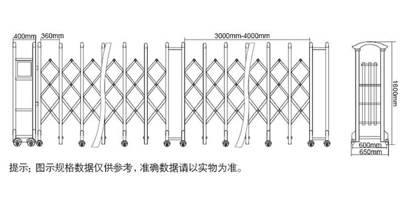 100V Automatic Retractable Gate Iron Simple House Grill Barrier Electric Door Remote Control