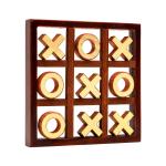 Entertainment 91mm Antique Wooden Chess Set And Board Parent Child Interactive