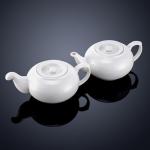 OEM Savall White Ceramic Milk Jug Porcelain Bubble Teapot Tableware Accessories