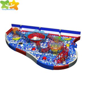 China Attractive Kids Ball Pool Climbing Ropes Nets Obstacle Children Indoor Playground factory