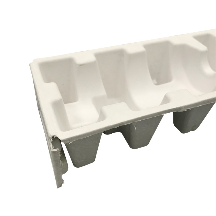 Customized Dry Pressed Pulp Lined Grey Watch Pulp Packaging Tray Biodegradable