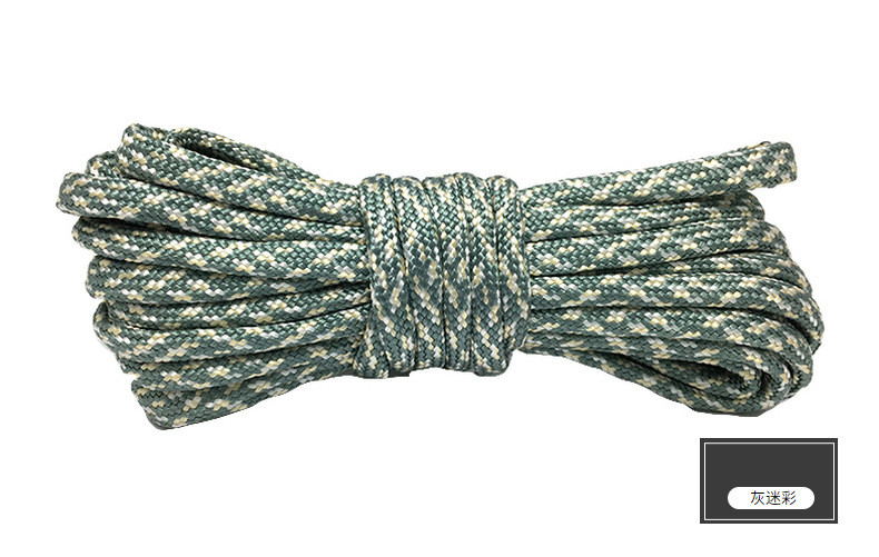 Colorful Orange Nylon Rope ISO9001 Double Braided Polyester Rope