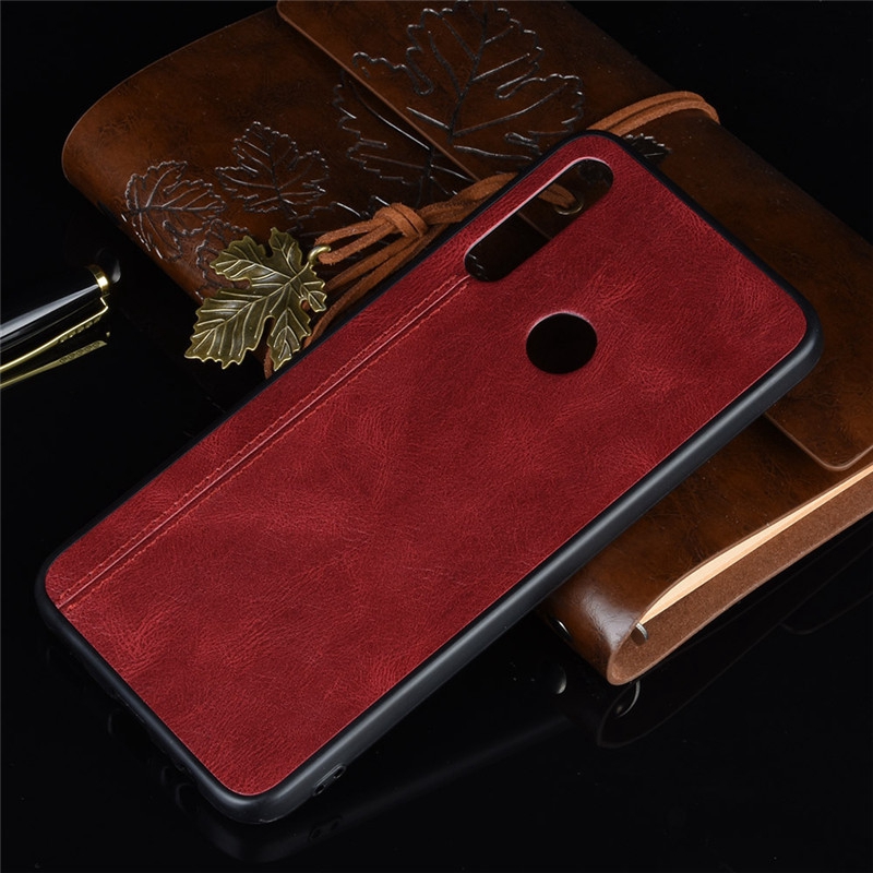 Sports Design Style Thin Soft Tpu Litchi Grain Flexible Slim Thin PU for Honor Phone Case
