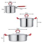 New Arrival Kitchen Cooking Pot Set Stainless Steel Soup Pot Set Cooking