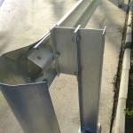 Road Traffic Safety Metal Highway Guardrail with Q345 Material H Post and ISO