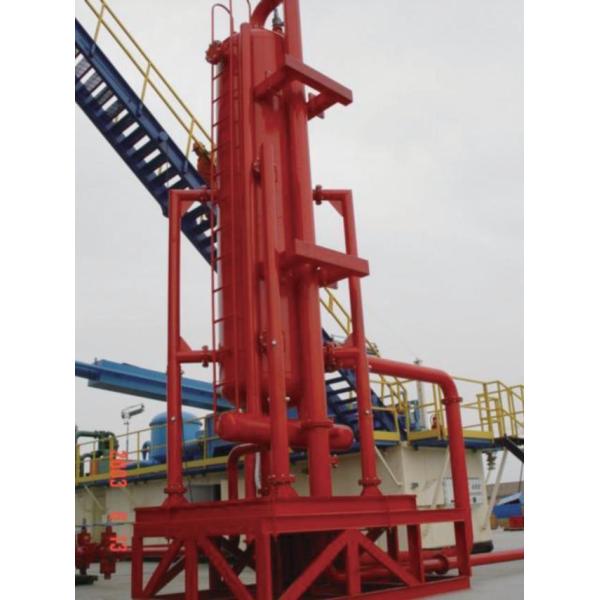 China Solid Control Liquid Gas Separator With Adjustable Outrigger Height factory