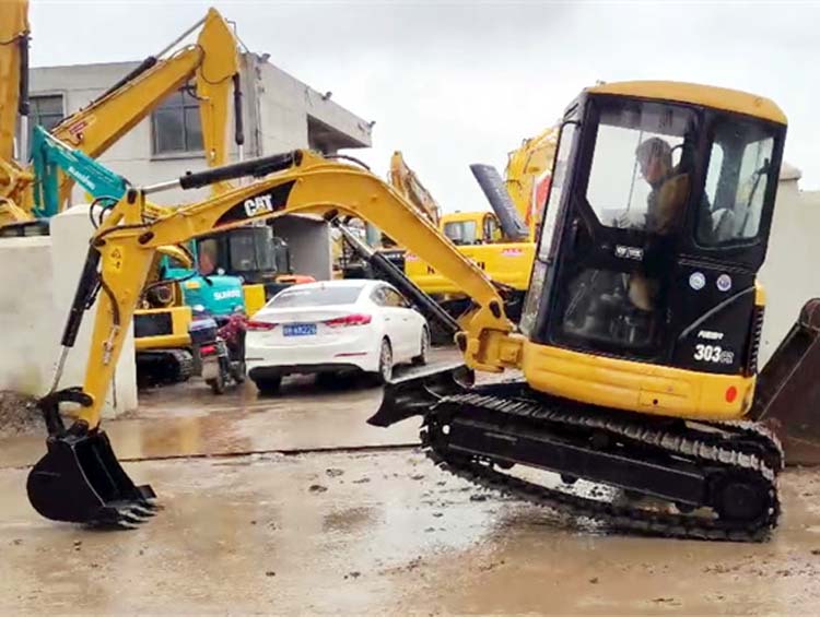 2018 Cat 303 Mini Excavator with Original Hydraulic Pump and Japan Made Rubber Track