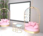 Modern Luxury Bird Cage Hanging Chair Birdcage Swing Chair