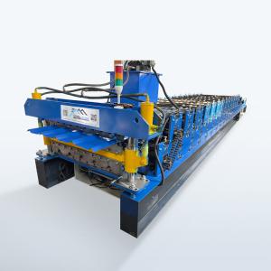 China Steel Profile Double Layer High Rib Zimbabwe Popular Roofing Sheet Roll Forming Machine factory