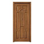 Interior Flush HDF Wood Doors Finished 5 Panel Wooden Door ISO9001