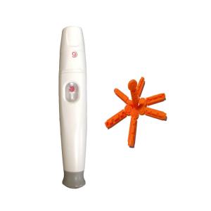 China OEM Accepted Reusable Medical Product White Color Blood Lancing Pen factory