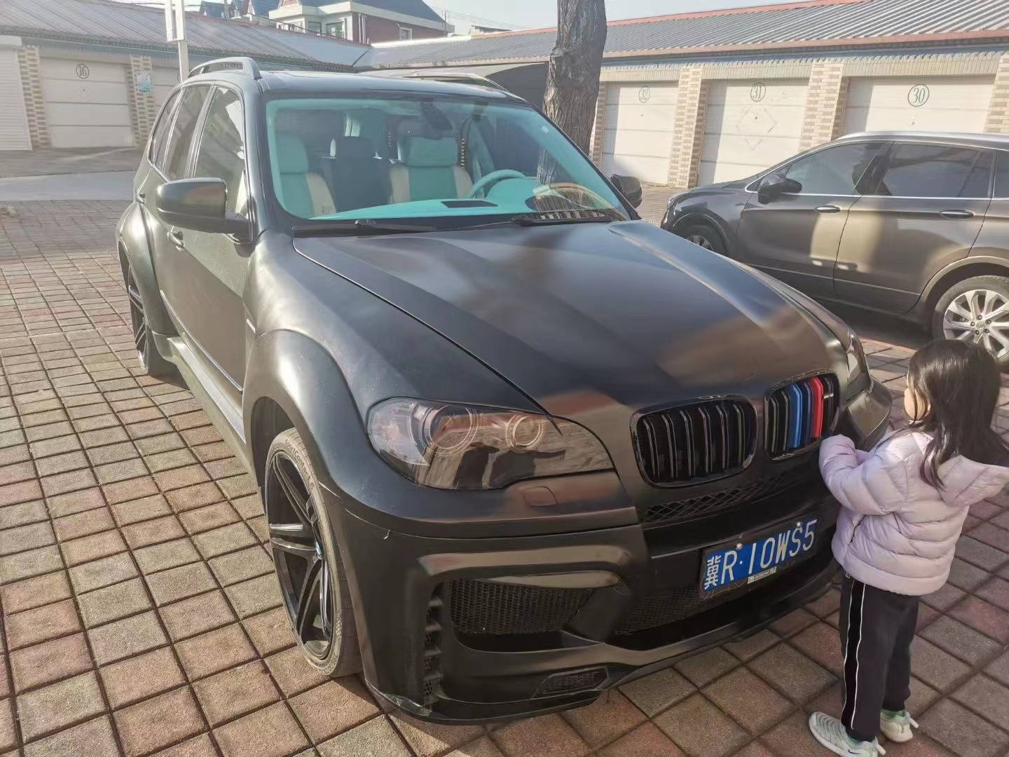 For BMW E70 E71 X5 Body Kit FPR Material X5 E70 E71 Upgrade PD Style Front and Rear Bumpers Wide Bodyki
