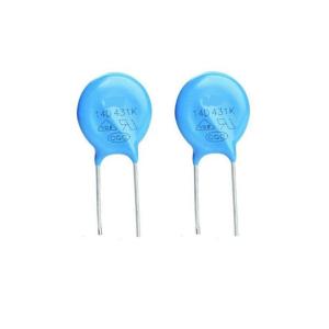 China Sensitive Metal Oxide Varistor 14D431K 275VAC 14mm Diameter factory