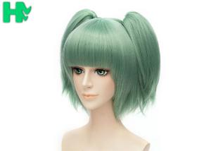 China Thick Cute Anime Green Cosplay Wig Heat Resistant Wigs Cosplay factory
