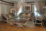 French-type Furniture made by Wooden Carving Frame with Upholstery Sofa Set