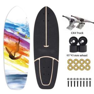 China 7 Layer Maple Land Surf Skateboards Cx4 Truck For Beginners Youth Adults factory