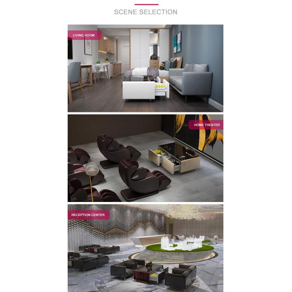 60W Power Smart Refrigerator With Wireless Charging USB and Dual Temperature Zones