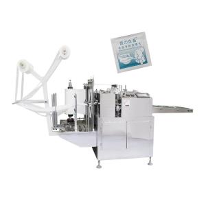 China Blood Collection Alcohol Swab Machine Vertical 3KW Tablet Packaging Machine factory