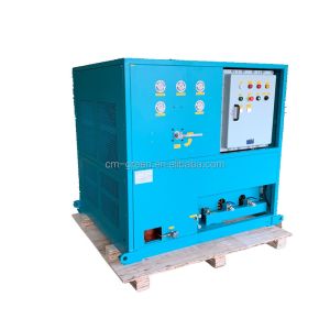 Oil Less 25HP ISO Tank Refrigerant Recovery Equipment ATEX Certification
