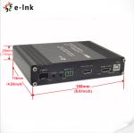 HDMI 1Ch 1080P 60Hz Fiber Extender USB KVM RS232 GPIO 20km