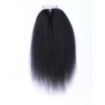 Kinky Straight Swiss Lace 10" 100% Brazilian Virgin Hair