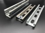 Cold Formed 1 58x1 58 Slotted Single Channel Strut Rail