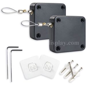 Security Tether Automatic Retractable Punch Free Sensor Door Closer